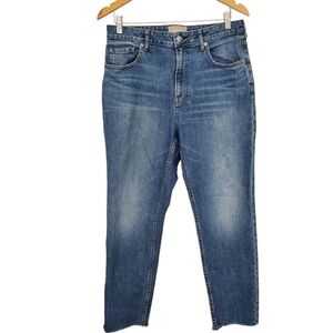 Everlane Distresses Crop Blue Denim Jeans Womens Size 31